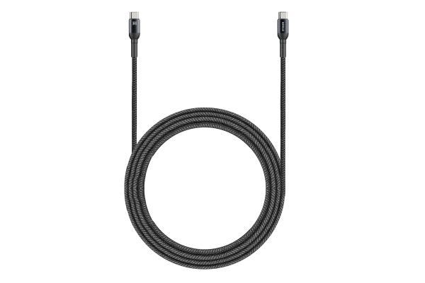 USB Star Braided Type C to Type C Data Cable, 100 W