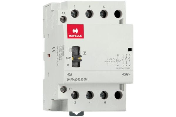 Automatic Modular Contactors with Manual Override