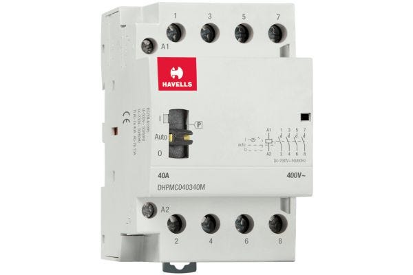 Automatic Modular Contactors with Manual Override