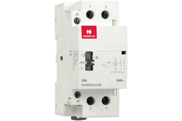 Automatic Modular Contactors with Manual Override